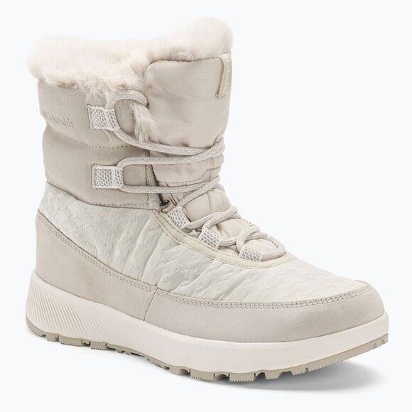 Columbia Slopeside Peak Luxe dark stone/sea salt women's snow boots - Picture 1 of 13